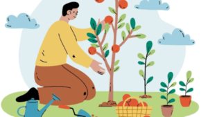 Fruit Tree Harvest with Companion Planting