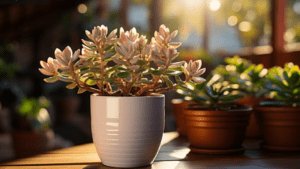 Freshness and growth in nature beauty potted plant on table