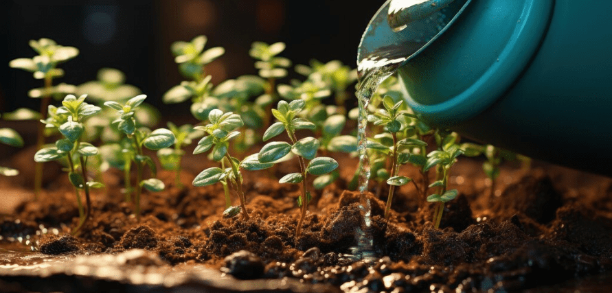 watering, fertilizing