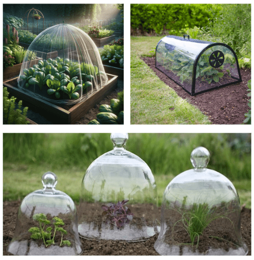 Different types of cloches