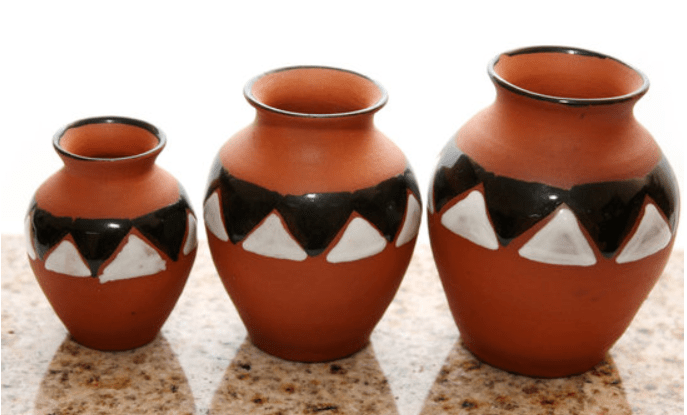 Traditional clay pots 