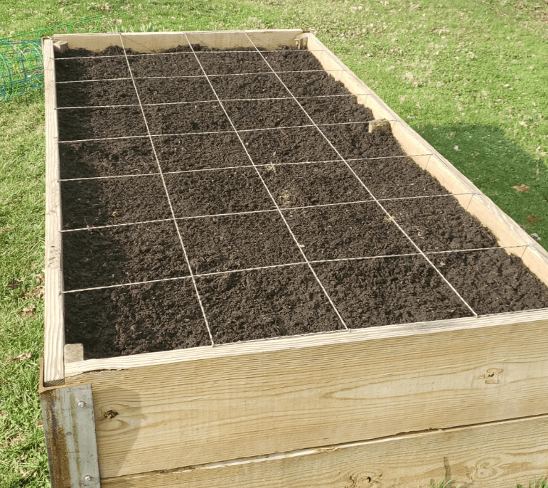 Preparing the garden bed 