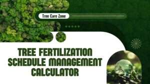 Tree Fertilization Schedule Management Calculator