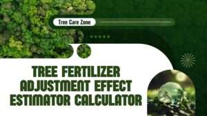Tree Fertilizer Adjustment Effect Estimator Calculator