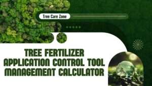 Tree Fertilizer Application Control Tool Management Calculator