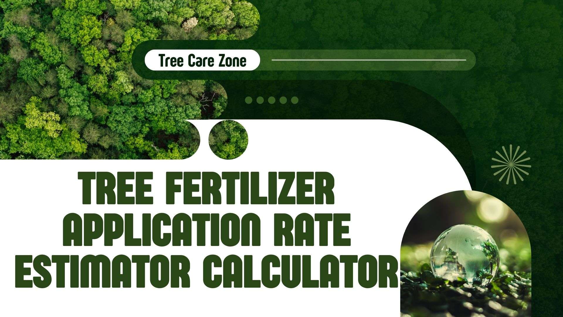 Tree Fertilizer Application Rate Estimator Calculator Guide
