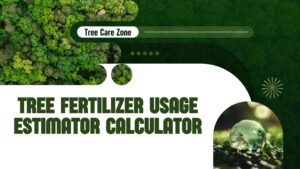 Tree Fertilizer Usage Estimator Calculator
