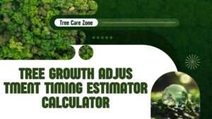 Tree Growth Adjustment Timing Estimator Calculator