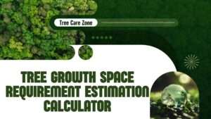 Tree Growth Space Requirement Estimation Calculator