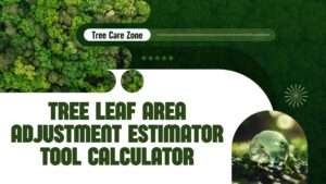 Tree Leaf Area Adjustment Estimator Tool Calculator