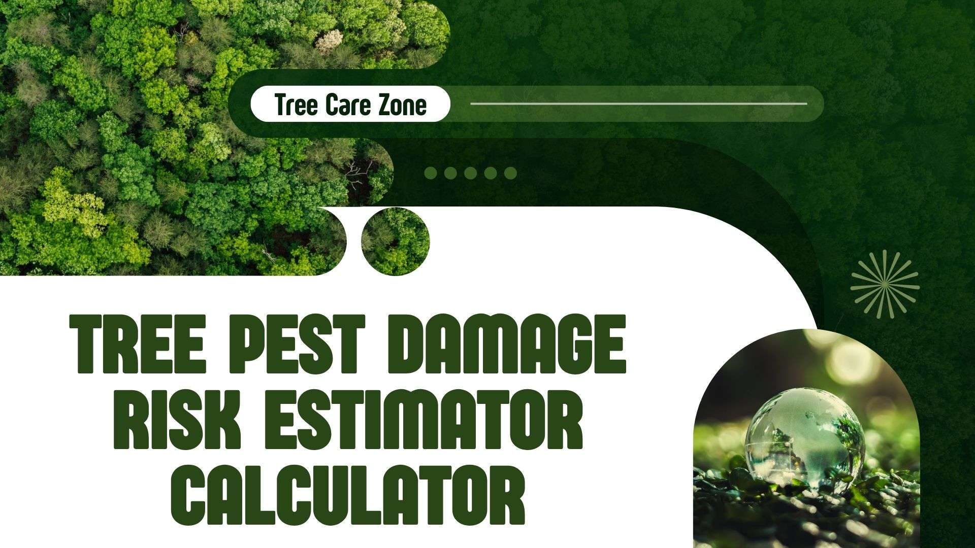 Exploded Tree Risk Area Tree Pest Damage Risk Estimator Calculator Tool