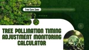 Tree Pollination Timing Adjustment Monitoring Calculator