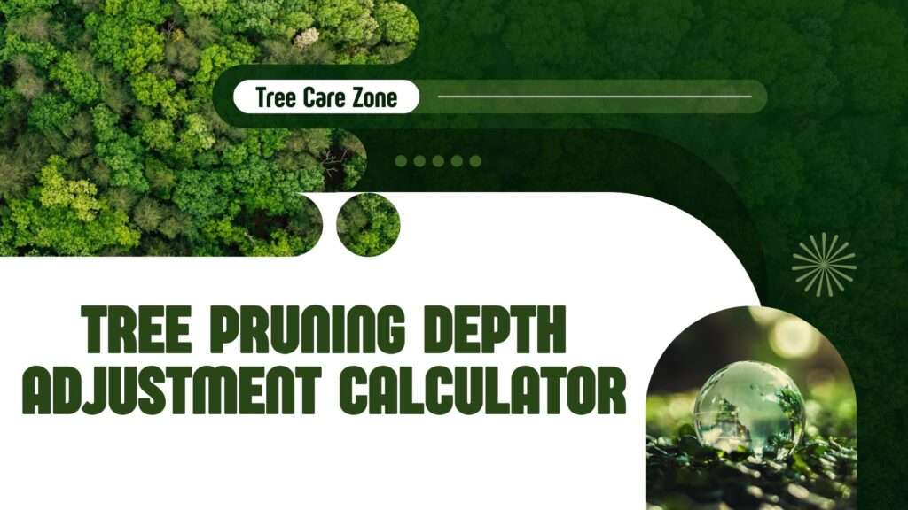 Use the Tree Pruning Depth Adjustment Calculator to find the perfect pruning depth for any tree. Get precise results now!