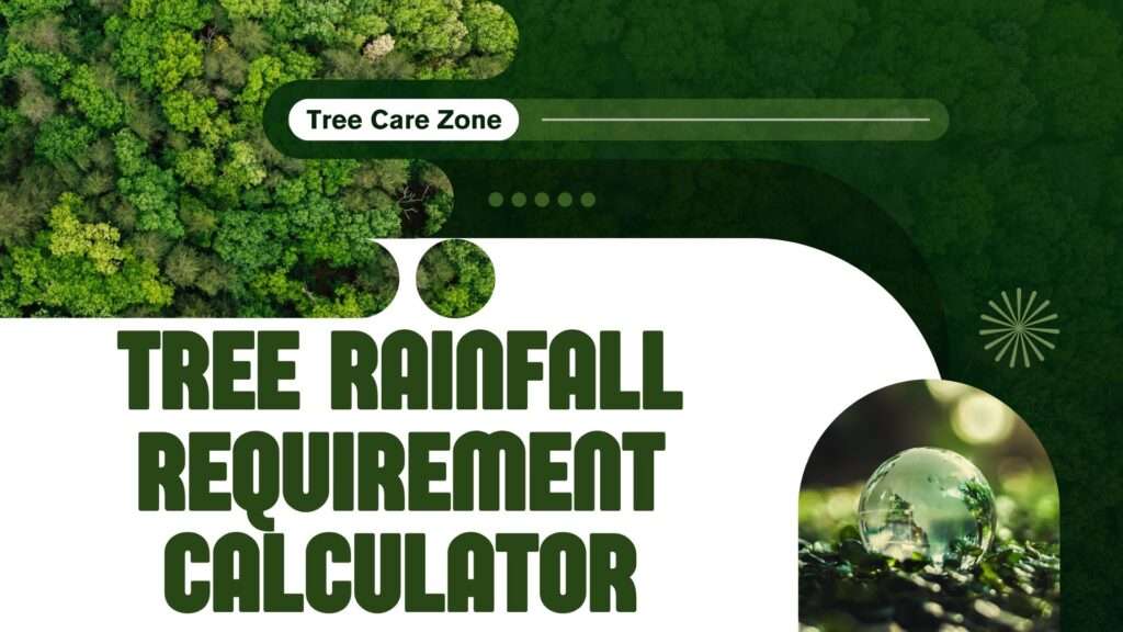 Tree Rainfall Requirement Calculator