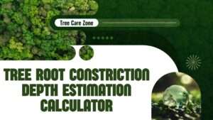 Tree Root Constriction Depth Estimation Calculator