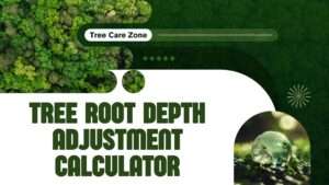 Tree Root Depth Adjustment Calculator