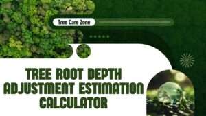 Tree Root Depth Adjustment Estimation Calculator