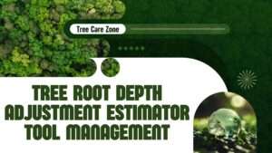 Tree Root Depth Adjustment Estimator Tool Management