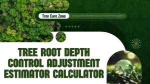 Tree Root Depth Control Adjustment Estimator Calculator