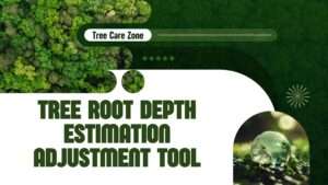 Tree Root Depth Estimation Adjustment Tool