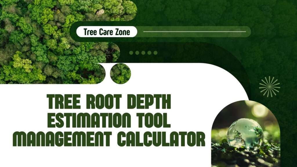 Tree Root Depth Estimation Tool Management Calculator