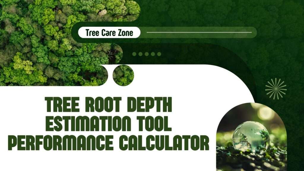 Tree Root Depth Estimation Tool Performance Calculator