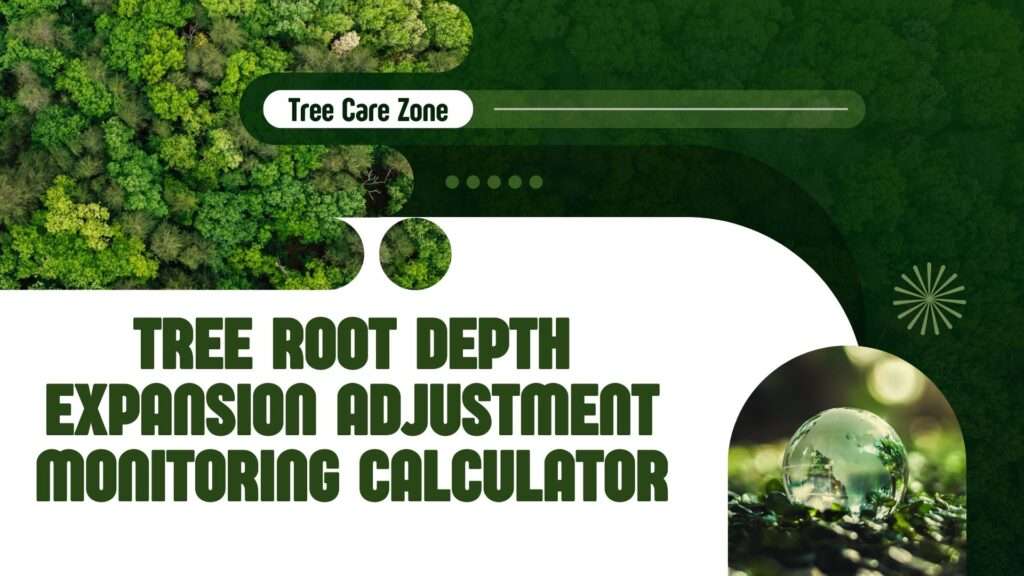 Tree Root Depth Expansion Adjustment Monitoring Calculator