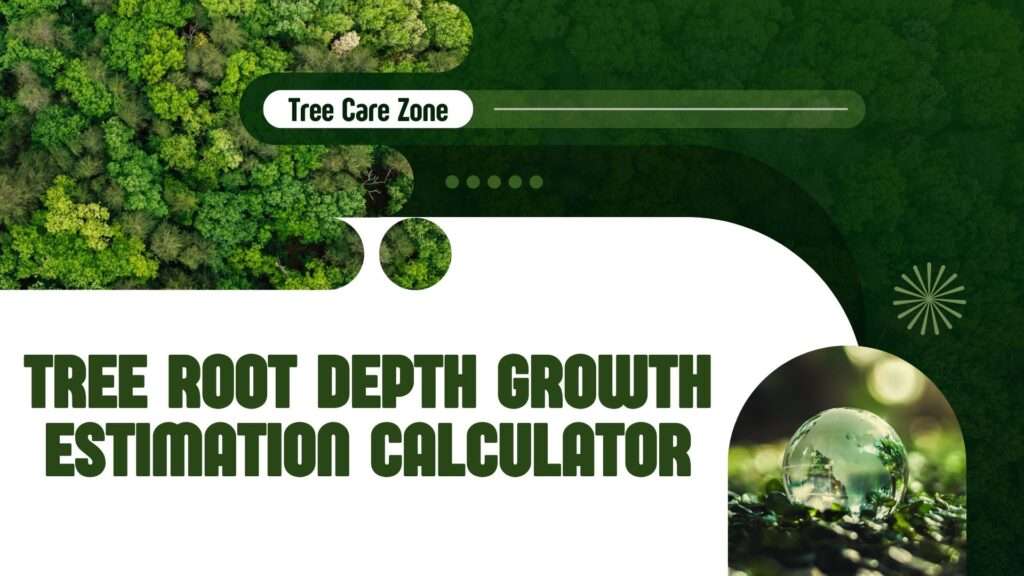 Tree Root Depth Growth Estimation Calculator