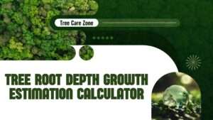 Tree Root Depth Growth Estimation Calculator