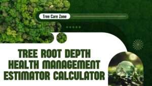Tree Root Depth Health Management Estimator Calculator