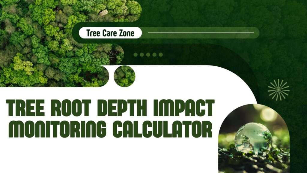 Tree Root Depth Impact Monitoring Calculator