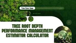 Tree Root Depth Performance Management Estimator Calculator
