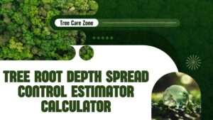 Tree Root Depth Spread Control Estimator Calculator