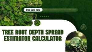 Tree Root Depth Spread Estimator Calculator