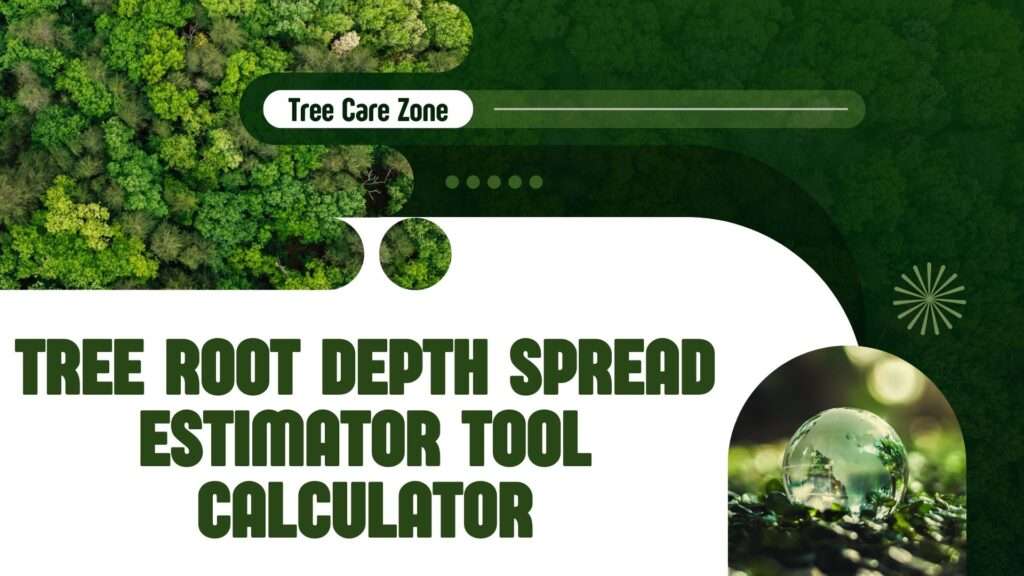Tree Root Depth Spread Estimator Tool Calculator