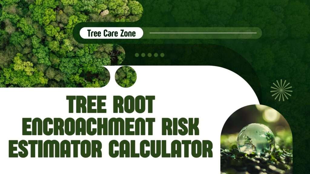 Tree Root Encroachment Risk Estimator Calculator
