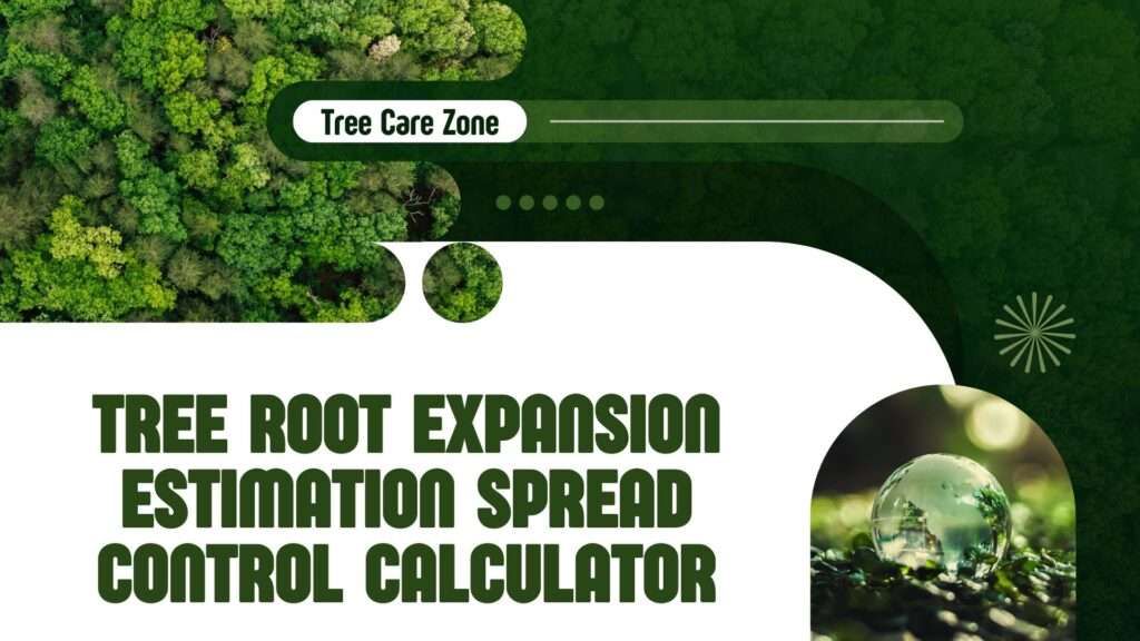Tree Root Expansion Estimation Spread Control Calculator