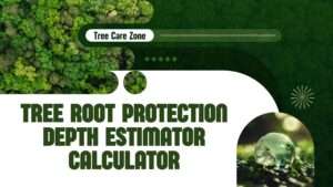 Tree Root Protection Depth Estimator Calculator