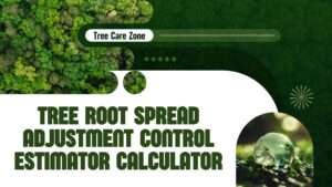 Tree Root Spread Adjustment Control Estimator Calculator