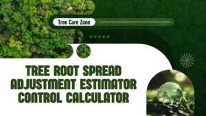 Tree Root Spread Adjustment Estimator Control Calculator