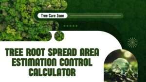 Tree Root Spread Area Estimation Control Calculator