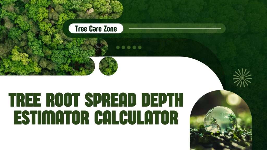 Tree Root Spread Depth Estimator Calculator
