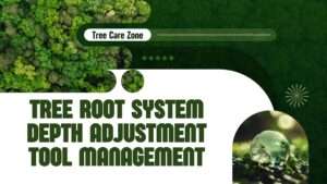 Tree Root System Depth Adjustment Tool Management
