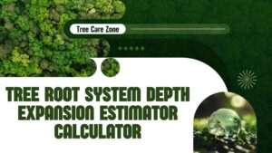 Tree Root System Depth Expansion Estimator Calculator