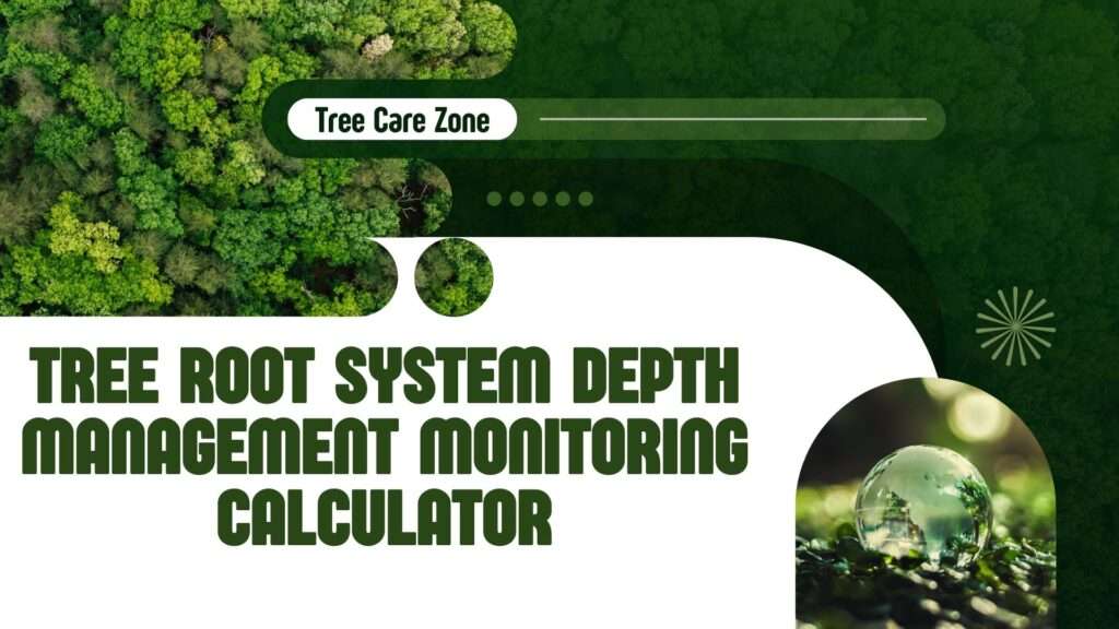 Tree Root System Depth Management Monitoring Calculator