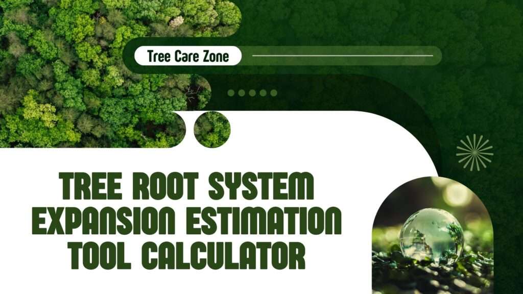 Tree Root System Expansion Estimation Tool Calculator