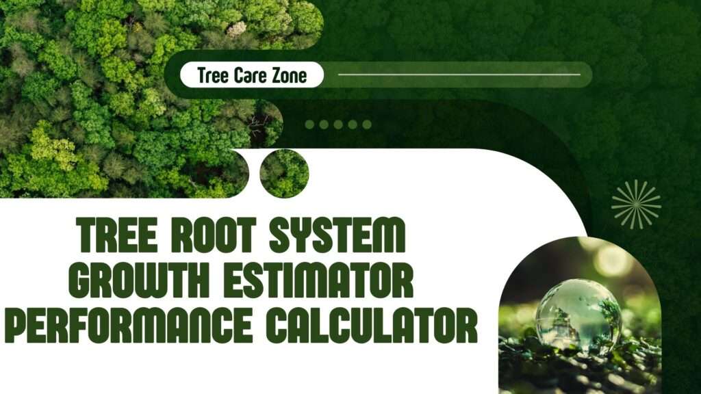 Tree Root System Growth Estimator Performance Calculator