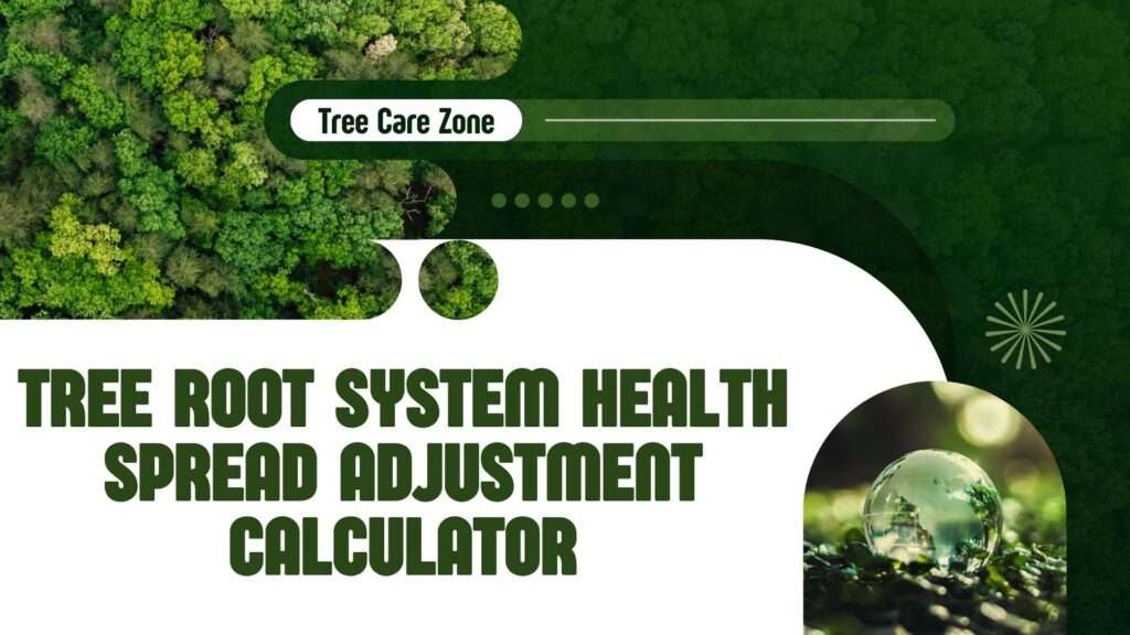 Tree Root System Health Spread Adjustment Calculator