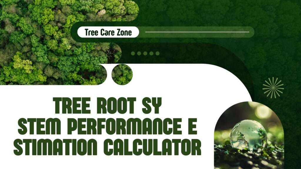 Tree Root System Performance Estimation Calculator