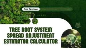 Tree Root System Spread Adjustment Estimator Calculator